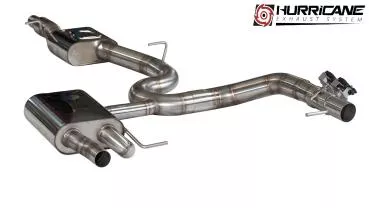 Hurricane Exhaust 3.5" ECE Klappenanlage für Seat Leon Cupra R ST 300 AWD 5F V1